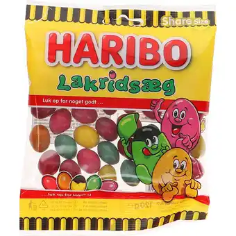 Haribo | 2 x haribo lakridsæg