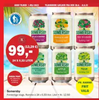 Købmandsgården Somersby cider tilbud