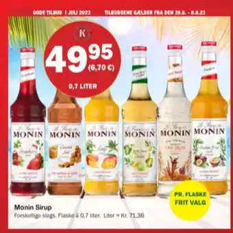 Monin drinkmix