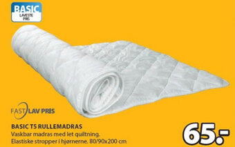 JYSK Basic T5 Rullemadras tilbud