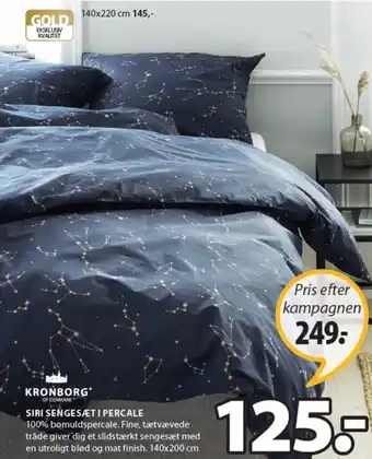 JYSK Siri Sengesæt I Percale tilbud