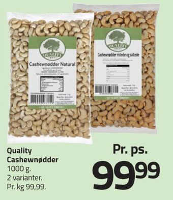 Fleggaard Quality farm cashewnødder tilbud