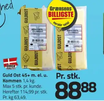 Fleggaard Ukendt skæreost tilbud