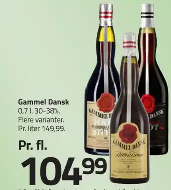 Fleggaard Gammel dansk bitter tilbud