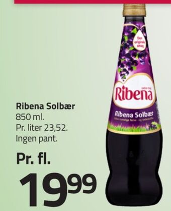 Fleggaard Ribena konc. frugtsaft tilbud
