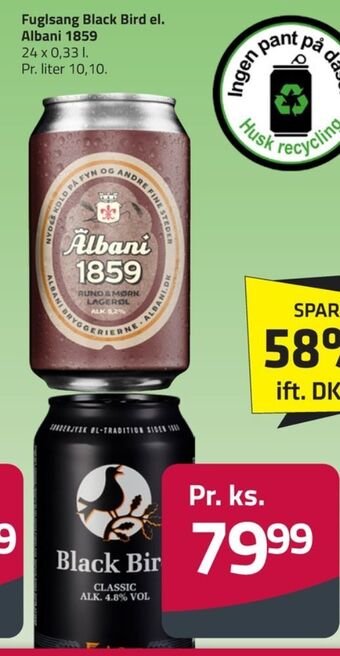 Fleggaard Black bird specialøl tilbud