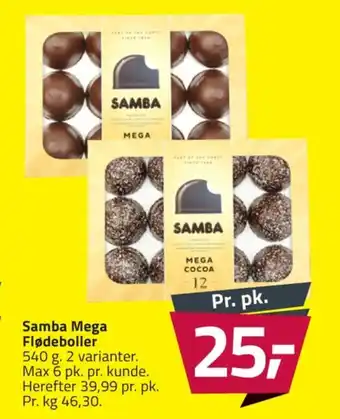 Samba flødeboller mega cocoa