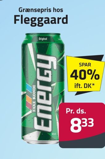 Fleggaard Energy energidrik tilbud