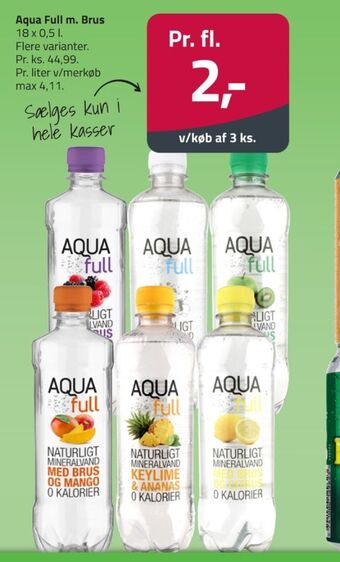 Fleggaard Aqua full mineralvand tilbud