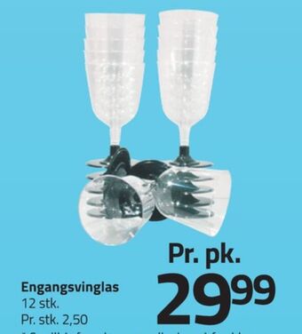 Fleggaard Ukendt engangsglas tilbud