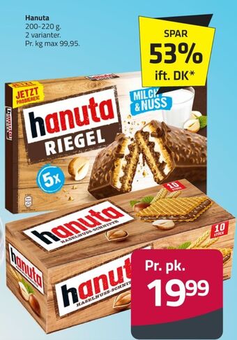 Fleggaard Hanuta kiks tilbud