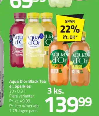 Fleggaard Aqua d'or ice tea tilbud