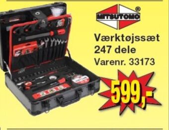 Harald Nyborg Mitsutomo værktøjssæt tilbud