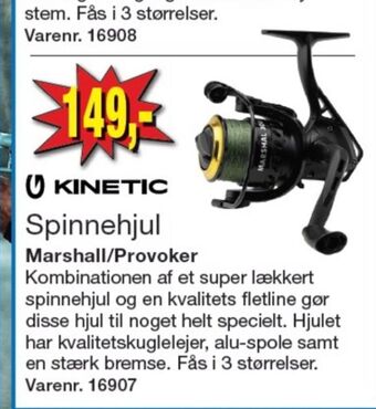 Harald Nyborg Kinetic fiskehjul tilbud