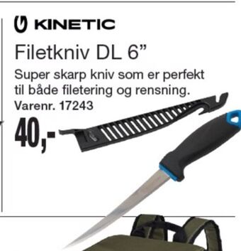 Harald Nyborg Kinetic fiskekniv tilbud