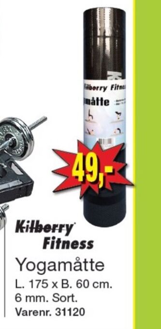 Harald Nyborg Kilberry yogamåtte tilbud
