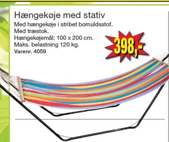 Harald Nyborg Ukendt hængekøje tilbud
