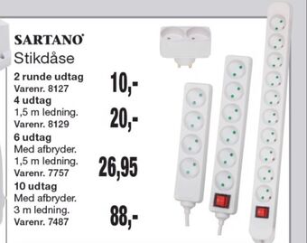 Harald Nyborg Sartano stikdåse tilbud