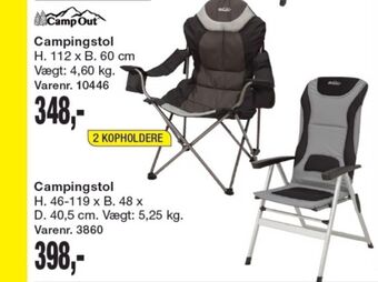 Harald Nyborg Camp out campingstol tilbud
