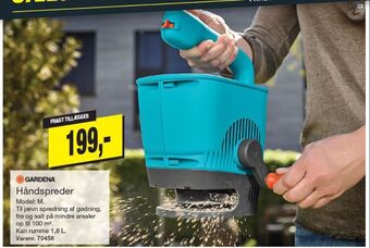 Harald Nyborg Gardena håndspreder tilbud