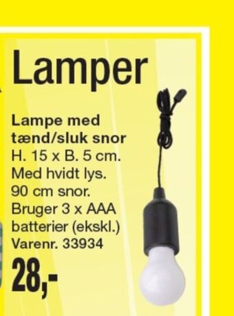 Harald Nyborg Ukendt campinglampe tilbud