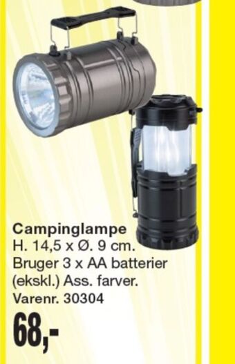 Harald Nyborg Ukendt campinglampe tilbud