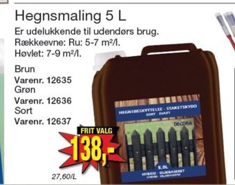 Harald Nyborg Decora træbeskyttelse tilbud