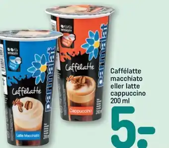 REMA 1000 Caffélatte macchiato eller latte cappuccino 200 ml tilbud