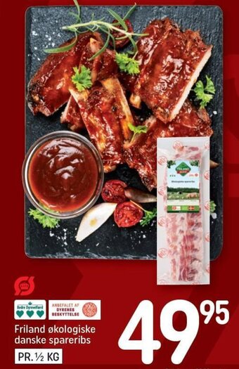 REMA 1000 Friland økologiske danske spareribs tilbud