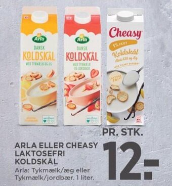 MENY ARLA ELLER CHEASY LAKTOSEFRI KOLDSKÅL tilbud
