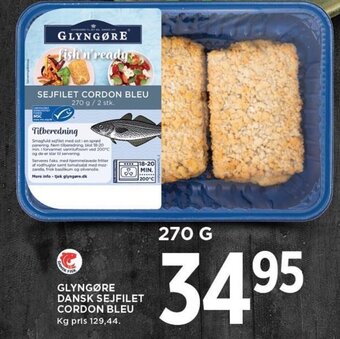 MENY GLYNGØRE DANSK SEJFILET CORDON BLEU tilbud
