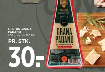 MENY GESTUS GRANA PADANO tilbud