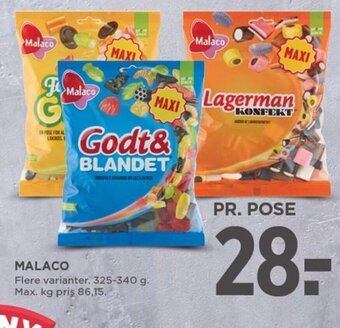 MENY MALACO tilbud