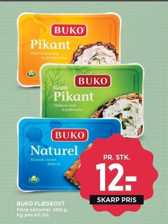 MENY BUKO FLØDEOST tilbud