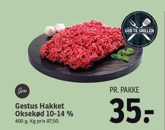 SPAR Gestus Hakket Oksekød 10-14 % tilbud
