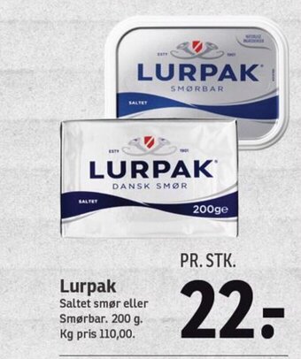 SPAR Lurpak tilbud