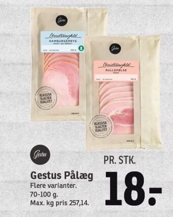 SPAR Gestus Pålæg tilbud