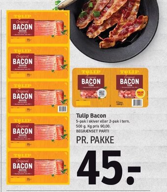 SPAR Tulip Bacon tilbud