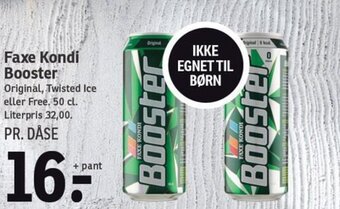 SPAR Faxe Kondi Booster tilbud