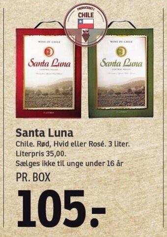 SPAR Santa Luna tilbud