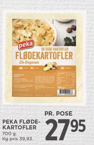 MENY Peka flødekartofler tilbud