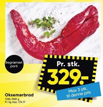 Bilka Oksemørbrad tilbud