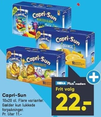 Bilka Capri-sun tilbud