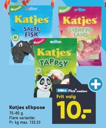 Bilka Katjes slikpose tilbud