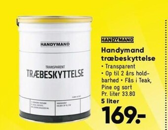 Bilka Handymand træbeskyttelse tilbud