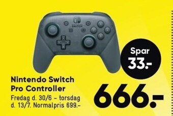 Bilka Nintendo switch pro controller tilbud