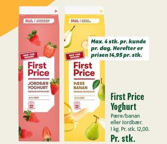 Min Købmand First Price Yoghurt tilbud