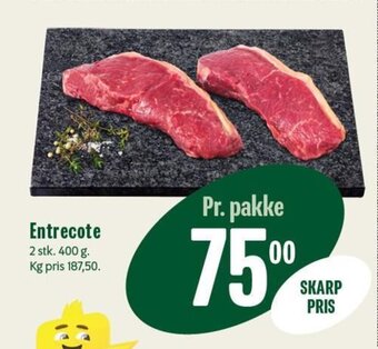 Min Købmand Entrecote tilbud