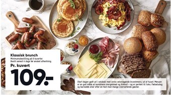 Bilka Klassisk brunch tilbud