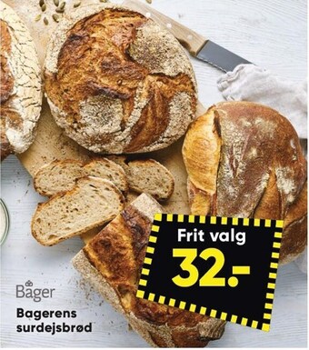 Bilka Bagerens surdejsbrød tilbud